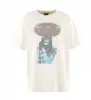 2024 Moda Americana Hip-Hop Marca Nova Retrô Lavada Velha Figura Solta Versátil Gola Redonda Manga Curta Camiseta para Homens e Mulheres