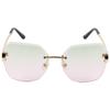 Novos óculos de sol femininos irregulares diamante aparando óculos multi-deformação retro ao ar livre óculos de sol à prova de UV