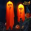 Decoração de halloween layout externo Lanterna de terror de halloween Lustre de Fantasma Luzes coloridas LED Fio de luz piscante