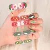 Adesivos Europeus de Halloween para Unhas À Prova d'Água Cor Sólida Adesivos de Natal para Unhas Não Requerem Cozimento Adesivos de Unhas Completo