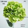 Hortensia Grande Simulada Individual de Seda Hortensia para el Hogar Bricolaje Boda Hortensia Grande Flores Artificiales Adornos