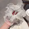 Diadema de Malla con Lunares tipo Súper Hada para Mujer, Cuerda para Cola de Caballo Versátil y de Alta Gama, Accesorio para el Cabello