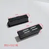 Accesorios para archivadores lámina magnética de plástico blanco puerta de gabinete metálica pieza de succión puerta de gabinete de acero parachoques imán redondo pequeño