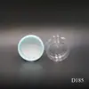 Venta al por mayor de nuevos envases redondos transparentes de AS de 10g para bálsamo labial, materiales de empaque de plástico para mascarilla labial y barro labial