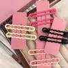 Pinza para el Cabello de Pato de 6 cm sin Costuras de Colores Caramelo para Mujer, Adecuada para Flequillo, Lado del Cabello y Parte Trasera de la Cabeza