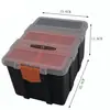 Caja de Herramientas Portátil de Doble Capa Engrosada de Grado Industrial, Caja de Almacenamiento de Piezas de Ferretería, Gabinete de Cajones de Plástico Duradero y Resistente a Caídas Venta de Liquidación