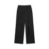 Comércio Exterior Europeu e Americano 2025 Nova Moda Feminina Elegante Conjunto de Terno Preto Colete Sem Mangas Jaqueta Top Calça Conjunto