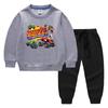 2023 Primavera y otoño nueva ropa infantil transfronteriza suéter para niños pantalones de dibujos animados conjunto de dos piezas bebé algodón traje de manga larga