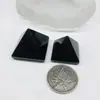 Piedra Natural Obsidiana Cristal Pirámide Decoraciones de Piedra Original Oficina Hogar Muebles Adornos de Escritorio Suerte Avanzada