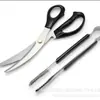 Tesoura para churrasco de aço inoxidável direto da fábrica tesoura de cozinha faca coreana tesoura para churrasco em cotovelo tesoura para churrasco de bife de frango