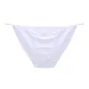Necesidades Básicas Sexy Puro Deseo Color Sólido Fino Tiro Bajo Ropa Interior para Niña Tanga Fina Bragas Sin Costuras