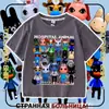 Nueva camiseta de manga corta para niños del juego de Roblox Animal Hospital, top moderno