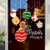 Decoraciones navideñas, calcomanías electrostáticas para ventanas, pegatinas para puertas de vidrio, campanas, escaparates de óptica, decoraciones festivas para ventanas y arreglos de ambiente para escenas de tiendas