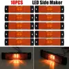 Luz lateral para camión Mengqisen 4LED luz reflectora F4 10-30V luz lateral LED Amazon MK-332