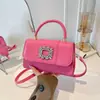 Bolso Cruzado de Hombro Único de Lujo con Incrustaciones de Diamantes de Moda Tendencia Verano 2026 para Mujer