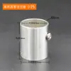 Base de Flange Alta para Varão de Roupa em Aço Inoxidável Espessado Águia, Base Redonda Alta para Tubo, Base para Varão de Toalha, Base para Varão de Cortina