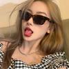 Gafas de Sol Estilo Nuevo 2022 Moda Trendy para Mujer Forma Cóncava de Gama Alta para Rostro Pequeño Gafas de Sol Resistentes a UV de Tendencia en Internet para Sesión de Fotos Callejeras