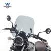 Coche muscle Wolf adecuado para Qianjiang flash 150 parabrisas parabrisas parabrisas delantero modificación de motocicleta ajustable