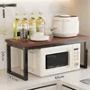 Estante de Almacenamiento de Cocina Estante de Almacenamiento de Múltiples Niveles Encimera Multifuncional Estante de Almacenamiento para Microondas y Olla Arrocera de Cocina