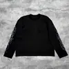 Suéter Casual Holgado Perezoso de Manga Larga con Estampado de Letras, Streetwear Casual para Hombres y Mujeres, Camiseta Personalizada de Cuello Redondo para Primavera y Otoño