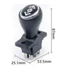 Interruptor de cochecito de bebé coche eléctrico infantil Interruptor de botón de arranque de una tecla Interruptor de alimentación redondo de alta corriente punto plateado 12v