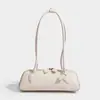Bolso Baguette de Venta Caliente Transfronterizo, Bolso Salchicha de Cuero Genuino, Bolso de Mano Retro de Nicho Francés para Mujer Debajo del Brazo, Bolso de Hombro, Bolso Cruzado