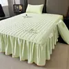 Falda de Cama Acolchada de Algodón de Soja Clase A Pieza Única 2025 Nuevo Protector de Colchón Simmons Cubierta de Cama Estilo Falda de Cama Juego de Tres Piezas