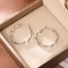 Pendientes de Zirconia Retorcidos de Gama Alta, Estilo Fresco, Modernos con Estilo, Pendientes Sencillos, Diseño de Nicho, Elegantes, Pendientes para el Trabajo