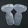 Silicone Dois em Um Salto Espessado Anti-Desgaste Pé Não-calcanhar Anti-calcanhar Silicone Salto Alto Salto Proteção do Pé Meio Tamanho