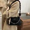 Bolso Pequeño Texturizado Mate de Comercio Exterior para Mujer 2025 Nuevo Bolso de Hombro Otoño e Invierno Bolso de Mano Versátil Moda Casual Bolso de Axila