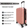 Maleta de Viaje a Cuadros Yuehua al por Mayor de Fábrica, Maleta de Cabina Impermeable Anti-Robo de ABS con Ruedas Universales y Cerradura de Combinación