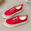 Zapatos de Lona Negros Ligeros con Suela Gruesa para Mujer, Nuevos Zapatos de Verano 2026 Transpirables, Tenis Casuales Versátiles sin Cordones