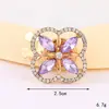 Lujo Ligero Goteo de Aceite Flor de Crisantemo Pequeña Botón de Collar DIY Accesorio Versátil Ins Flor de Perla Botón Decorativo para Camisa Accesorio de Joyería