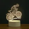 Luz de Noche 3D Transfronteriza Lámpara de Mesita de Noche USB Adornos Lámpara LED de Ahorro de Energía Logo Aniversario Corporativo Regalo Conmemorativo de Graduación