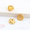 Nuevo donnut de oro vietnamita Tigre accesorios DIY Estilo nacional Quemado Azul Loto cuentas gota de aceite cara sonriente Accesorios Mayoreo