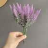 Ramos de Hierba Simulada, Brotes de Cedro de 5 Cabezas, Salvia Lavanda, Suministro del Extranjero, Accesorios para Arreglos Florales de Boda y Navidad, Hierba