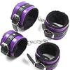Pelúcia de raquete solta no atacado 8 peças algemas couro roxo 10 peças raquete solta roupa sexy pelúcia roupa de casal