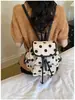 Bolso de Mujer a Lunares y Bloques de Color de Moda 2026 Modelo Nuevo Gran Capacidad Estilo Casual Bolso de Mano para el Trabajo y los Viajes Mochila