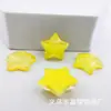 Estrella de cinco puntas rosa fina transparente accesorios de resina DIY pegamento de crema accesorios para el cabello combinables accesorios para pasador material de accesorios
