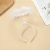 Nova Faixa de Cabelo com Halo de Anjo de Pena Preto e Branco Duas Cores Atmosfera de Festa Foto Vendendo Adorável Acessório de Cabeça Estilo Fofo Faixa de Cabelo