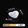 Louça de Melamina Branca Imitação Porcelana Prato de Lanche Prato para Molho Tempero Prato para Molho para Hot Pot Prato de Plástico para Óleo