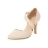 Sandalias de correa oblicua, punta cerrada, tacones de aguja, tallas 32-46, zapatos de comercio exterior