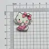 Nuevo Acrílico Dibujo Animado Gatito Linda Chica Corazón DIY Pasador Accesorios para el Cabello Parche Broche Material Hecho a Mano Accesorios