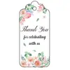 Etiquetas de casamento transfronteiriças, etiquetas de papel kraft, pingentes de decoração de casamento estilo europeu vintage, cartões de agradecimento, convites de festa