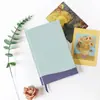 Cubierta Rígida A5 Estampado en Caliente Color de Spray en el Borde Papel Engrosado Artesanía Dorada Se Puede Imprimir con Logo Cuaderno Personalización