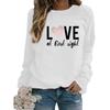 Amazon AliExpress ebay/wish nuevo AMOR Día de San Valentín AMOR estampado suéter de cuello redondo europeo y americano otoño e invierno