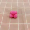 Paquete pequeño en stock Bola de pelo de alta elasticidad Bola pequeña de pelo de poliéster Bola de felpa colorida Bola de pelo hecha a mano accesorio de bola de pelusa para DIY