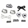 Producto más vendido transfronterizo: Set de dijes para zapatos de zuecos, venta al por mayor de fábrica, accesorios de decoración de zapatos DIY, accesorios de dibujos animados de ABS, gato KT