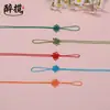Pequeño Nudo de Hilo de Jade Nudo Chino Colgante con Borla Adorno Lanyard para Unidad USB Empaque Caja de Regalo Bolsa de Té DIY Venta Directa del Fabricante