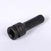 Hexágono soquete 1/2 pistola de ar comprimido de uma peça cabeça de lote pneumática hexagonal chave de fenda manga ameixa manga hexagonal pistola de ar terno lote